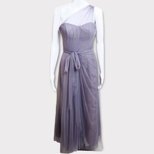 Watters Womens Maxi Dress Admee Bridesmaid Sz 2 #2303 Purple Formal One Shoulder